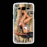 Coque Samsung Galaxy Grand2 Femme brune sexy au bord de l'eau