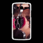 Coque Samsung Galaxy Grand2 Dominatrice sexy avec menottes 
