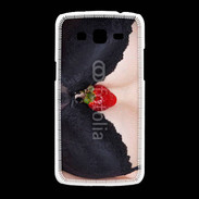 Coque Samsung Galaxy Grand2 soutien gorge avec une fraise
