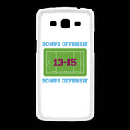 Coque Samsung Galaxy Grand2 Bonus Offensif-Défensif Blanc