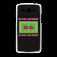 Coque Samsung Galaxy Grand2 Bonus Offensif-Défensif Noir