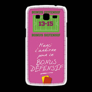 Coque Samsung Galaxy Grand2 Merci l'arbitre Bonus offensif-défensif Rose