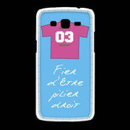 Coque Samsung Galaxy Grand2 Pilier droit Bonus offensif-défensif Bleu