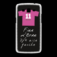 Coque Samsung Galaxy Grand2 3/4 aile gauche Bonus offensif-défensif Noir