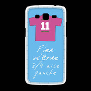 Coque Samsung Galaxy Grand2 3/4 aile gauche Bonus offensif-défensif Bleu