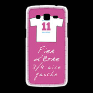 Coque Samsung Galaxy Grand2 3/4 aile gauche Bonus offensif-défensif Rose