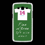 Coque Samsung Galaxy Grand2 3/4 aile droit Bonus offensif-défensif Vert