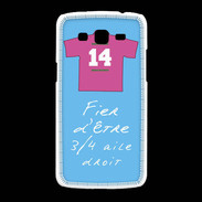 Coque Samsung Galaxy Grand2 3/4 aile droit Bonus offensif-défensif Bleu