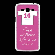 Coque Samsung Galaxy Grand2 3/4 aile droit Bonus offensif-défensif Rose