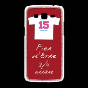 Coque Samsung Galaxy Grand2 3/4 arrière Bonus offensif-défensif Rouge