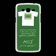 Coque Samsung Galaxy Grand2 Moi je l'ai épousé Bonus offensif-défensif Vert