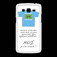 Coque Samsung Galaxy Grand2 Moi je l'ai élevé Bonus offensif-défensif Blanc 2