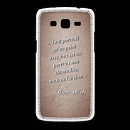 Coque Samsung Galaxy Grand2 Portrait Ame Rouge Citation Oscar Wilde
