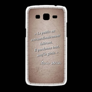 Coque Samsung Galaxy Grand2 Public génie Rouge Citation Oscar Wilde