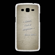 Coque Samsung Galaxy Grand2 Aimer Sepia Citation Oscar Wilde