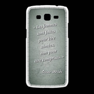 Coque Samsung Galaxy Grand2 Femmes comprises Vert Citation Oscar Wilde