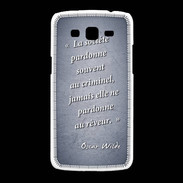 Coque Samsung Galaxy Grand2 Société rêveur Bleu Citation Oscar Wilde