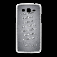 Coque Samsung Galaxy Grand2 Société rêveur Noir Citation Oscar Wilde