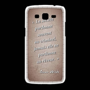 Coque Samsung Galaxy Grand2 Société rêveur Rouge Citation Oscar Wilde