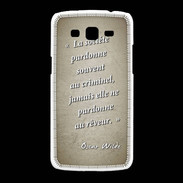 Coque Samsung Galaxy Grand2 Société rêveur Sepia Citation Oscar Wilde
