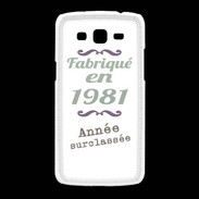 Coque Samsung Galaxy Grand2 Fabriqué en 1981 ZG