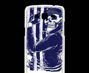 Coque Samsung Galaxy Grand2 Tête de mort Biker USA