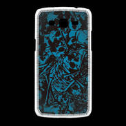 Coque Samsung Galaxy Grand2 Skull and bones Bleu