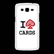 Coque Samsung Galaxy Grand2 I love Cards spade