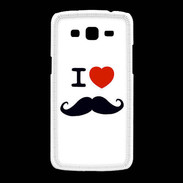 Coque Samsung Galaxy Grand2 I love Moustache