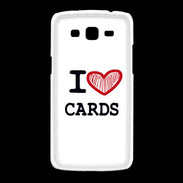 Coque Samsung Galaxy Grand2 I love Poker Heart