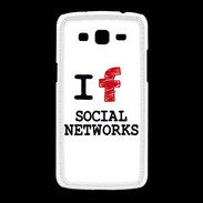 Coque Samsung Galaxy Grand2 I love Social Net