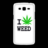 Coque Samsung Galaxy Grand2 I love Weed