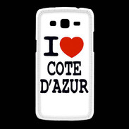 Coque Samsung Galaxy Grand2 I love Cote d'Azur