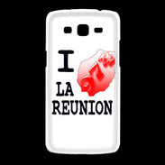 Coque Samsung Galaxy Grand2 I love La Réunion 2