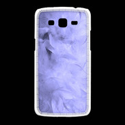 Coque Samsung Galaxy Grand2 Effet de plumes bleues PR