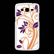 Coque Samsung Galaxy Grand2 motif flora violet