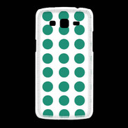 Coque Samsung Galaxy Grand2 pois vert d'eau