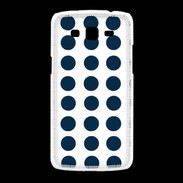 Coque Samsung Galaxy Grand2 pois bleu marine