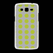 Coque Samsung Galaxy Grand2 pois gris & vert