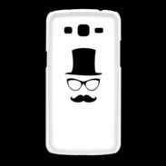 Coque Samsung Galaxy Grand2 chapeau moustache