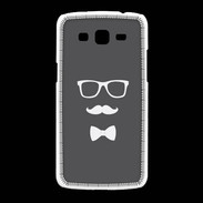 Coque Samsung Galaxy Grand2 moustache & noeud 2