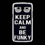Coque Samsung Galaxy Grand2 Keep Calm Funky Noir