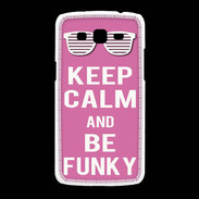 Coque Samsung Galaxy Grand2 Keep Calm Funky Rose