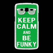 Coque Samsung Galaxy Grand2 Keep Calm Funky Vert