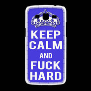 Coque Samsung Galaxy Grand2 Keep Calm Fuck hard bleu