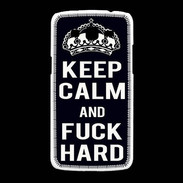 Coque Samsung Galaxy Grand2 Keep Calm Fuck hard Noir