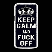 Coque Samsung Galaxy Grand2 Keep Callm Fuck Off Noir