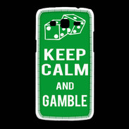 Coque Samsung Galaxy Grand2 Keep Calm Gamble Vert