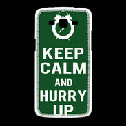 Coque Samsung Galaxy Grand2 Keep Calm Hurry up Vert