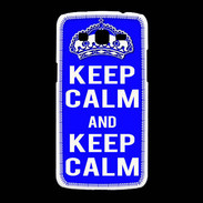 Coque Samsung Galaxy Grand2 Keep Calm Bleu